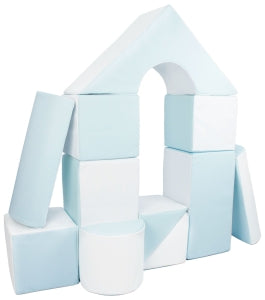 Blue & White Soft Play Castle