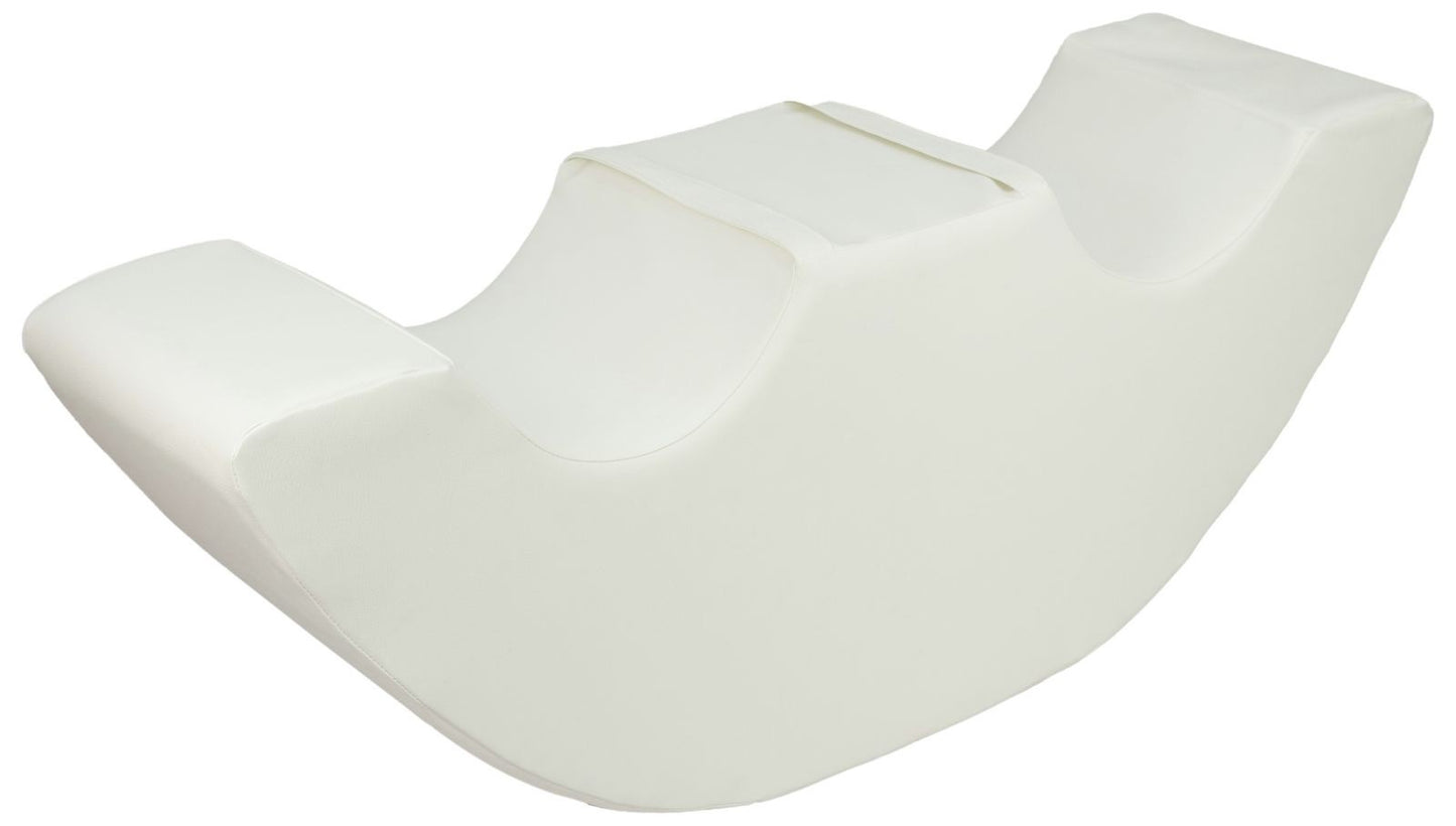 Two-Seated Soft Play Rocker - White
